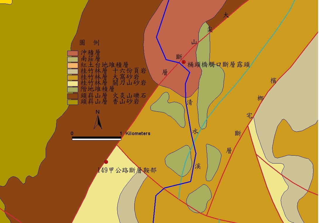 149甲公路斷層鞍部