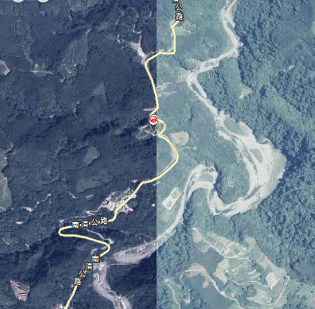 南清公路46K背斜