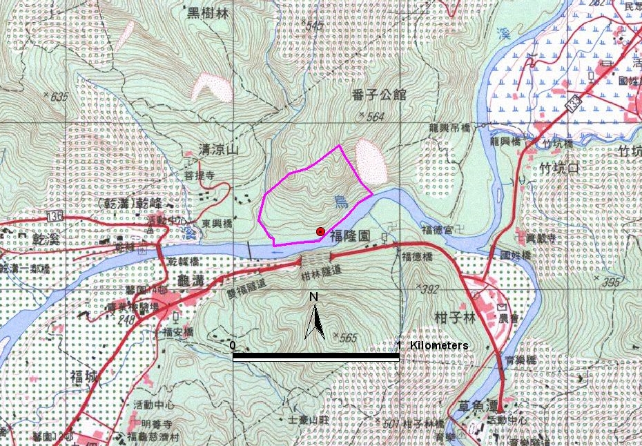 國姓鄉觀音山砂岩
