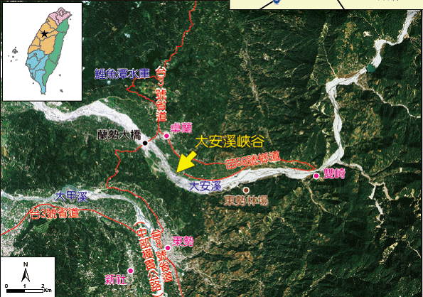 大安溪峽谷