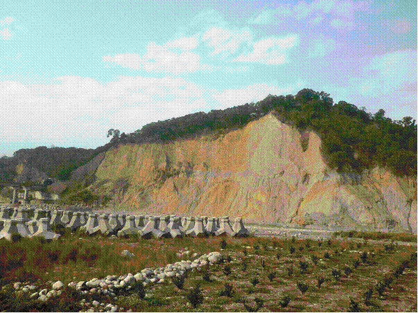 大甲溪北岸三義斷層