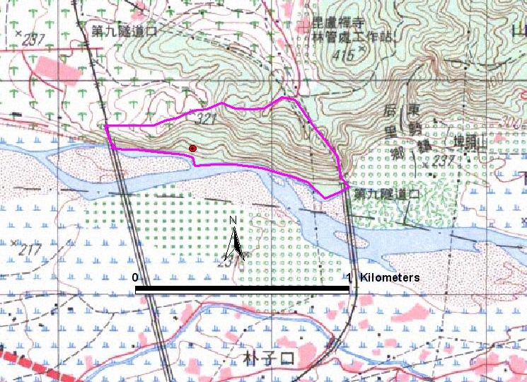 大甲溪北岸三義斷層