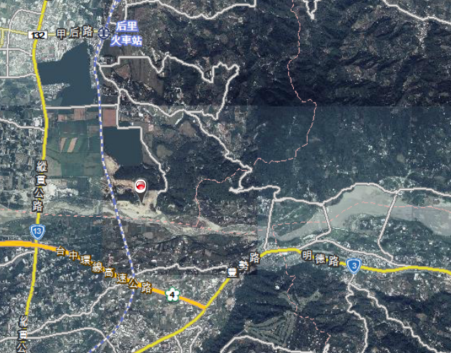 大甲溪北岸三義斷層