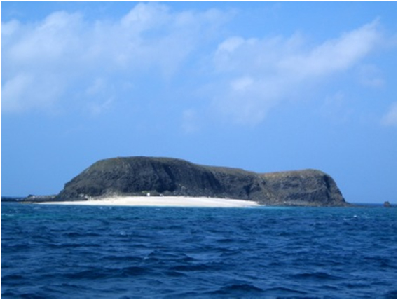 小白沙嶼柱狀玄武岩島嶼