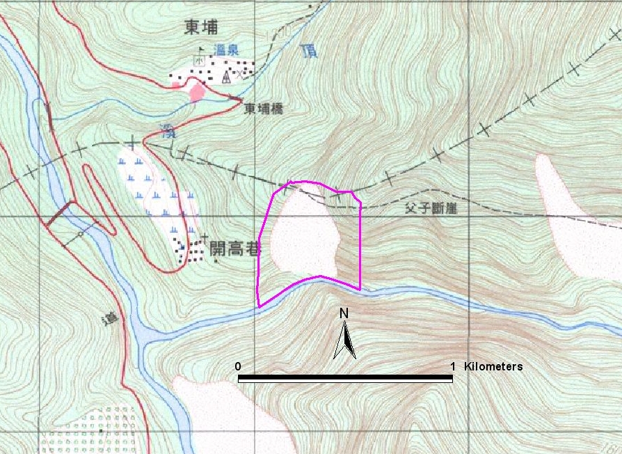 東埔斷崖