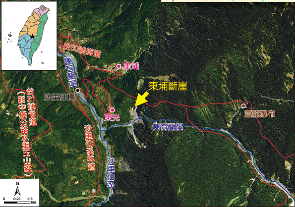 東埔斷崖
