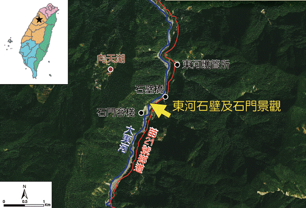 東河石壁