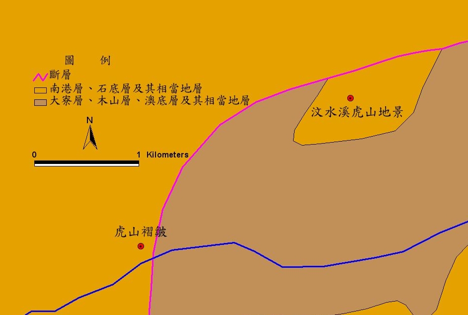 汶水溪虎山地景