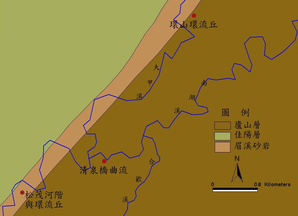 清泉橋曲流