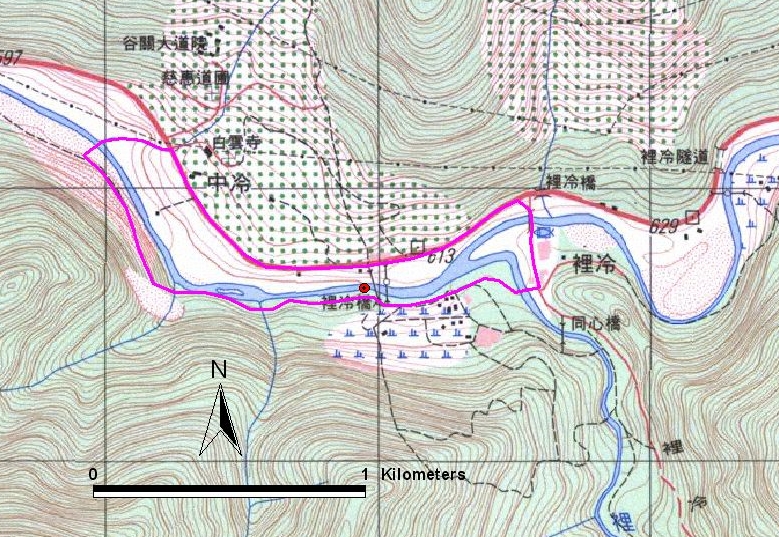 裏冷白冷層砂岩