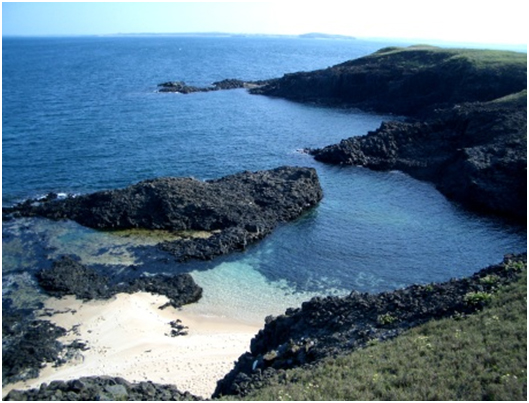 雞善嶼柱狀玄武岩島嶼